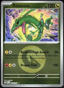 Rayquaza (Energy Symbol Pattern) 153/217 Ascended Heroes Pokemon Reverse Holo NM - Image 1