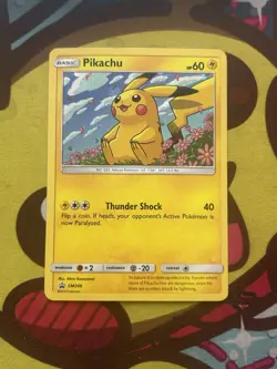 Pokemon Pikachu SM206 - Black Star Promo - Light Play - Image 1