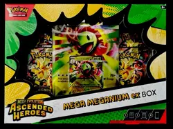 Pokemon Mega Evolution Ascended Heroes Mega Meganium ex Box - Image 1
