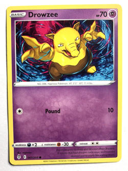 Drowzee 061/203 Evolving Skies Pokemon Regular Common NEAR MINT NM - Image 1