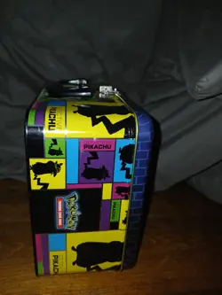 Pokemon Detective Pikachu Collector's Lunch Box Tin With Card Case - Image 4