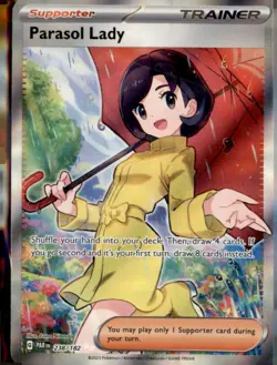 Parasol Lady 238/182 Ultra Rare Paradox Rift Pokemon Near Mint - Image 1