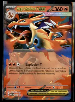 Mega Charizard Y ex 030 Holo Promo ME: Mega Evolution Promo Pokemon Near Mint - Image 1
