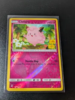 Clefairy 132/214 Common Unbroken Bonds Pokemon Reverse Holo Near Mint - Image 1