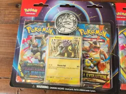 Pokemon TCG Mega Evolution & Phantasmal Flames 2‑Pack Blister – Raikou Coin New - Image 2
