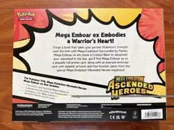 Sealed Pokemon TCG Mega Evolution Ascended Heroes Mega Emboar EX Box - Image 2