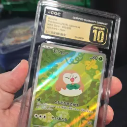 CGC Pristine 10 Rowlet Holo Nihil Zero 082/080 JP 2026 Art Rare - Image 3