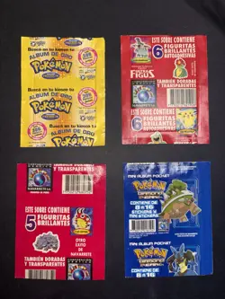POKEMON 4 X SEALED BOOSTERS PACK VINTAGE 2000 ORIGINAL NAVARRETE - Image 2