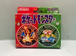 Pokemon playing cards Red and Green Original Pocket Monsters Game Boy Nintendo - Image 1