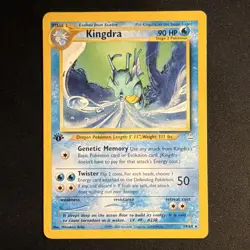 First Edition Nintendo Kingdra 19/64 Neo Revelation Rare Regular EN 2000 90 HP - Image 1
