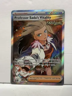 The Pokemon Company Professor Sada's Vitality 239/182 SV04 Full Art Holo UR - Image 1
