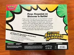 Factory Sealed Pokemon TCG Mega Evolution Ascended Heroes Mega Meganium EX Box - Image 2