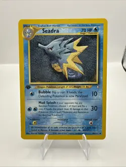 Pokemon Seadra 48/111 - 1st Edition Neo Genesis 2000 - Uncommon - Image 1