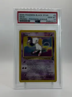 Mew Black Star Promo #8 - WOTC Pokemon League - 2000 - PSA 10 - Image 2