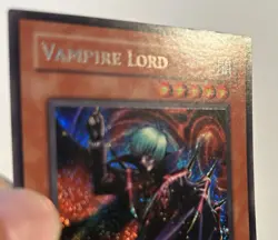 Yu-Gi-Oh! Dark Crisis Vampire Lord Secret Rare 1st Edition #DCR-000 LP - Image 2