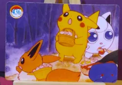 POKEMON POCKET MONSTERS VENDING PRISM STICKER 438 PIKACHU ASHE MEW SQUIRTLE - Image 3