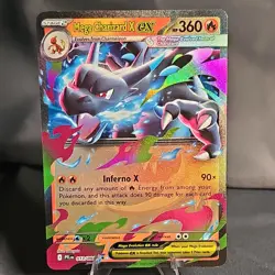 Pokemon Mega Charizard X ex Double Rare Holo 013/094 Phantasmal Flames 2025 NM - Image 1