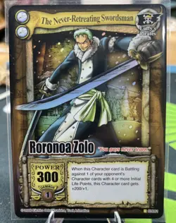 The Never-Retreating swordsman Rare Holo One Piece TCG - Image 1
