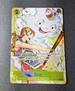 One Piece Zeus Rare Alt Art OP11-106 ENG - Image 1