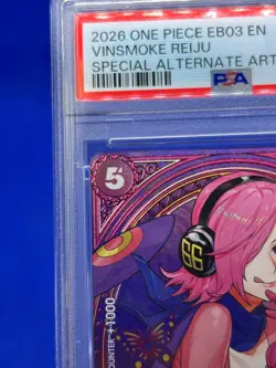 One Piece Heroines Edition EB03 Vinsmoke Reiju EB03-031 SP Alternate Art PSA 10 - Image 3