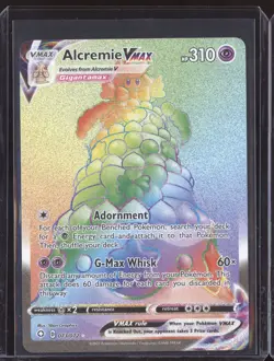 Alcremie VMAX 2021 Pokemon Shining Fates Rainbow Rare 073/072 - Image 1