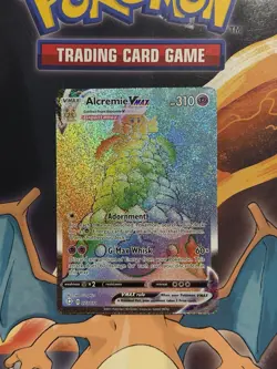 Pokemon Alcremie VMAX 073/072 Shining Fates Rainbow Secret Rare - Image 1