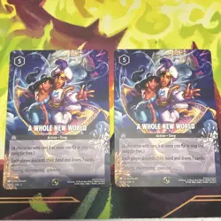 Lorcana A Whole New World Full Art Non-foil Promo 10/C1 x2 - Image 1