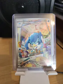 Pokemon Card TCG - Quaxwell 207/193 - Paldea Evolved - Illustration Rare - NM ⭐ - Image 1