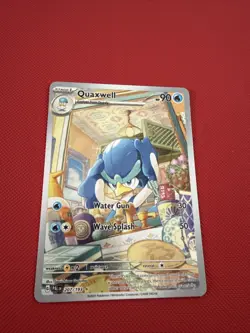 Pokemon Card TCG - Quaxwell 207/193 - Paldea Evolved - Illustration Rare - NM ⭐ - Image 1