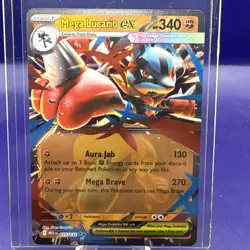 Pokemon TCG Mega Evolution - Mega Lucario ex 077/132 - English - Image 1