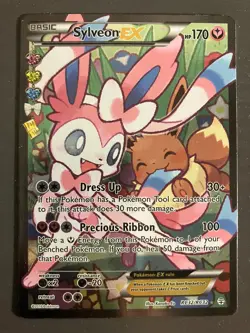 Pokemon Sylveon EX (Full Art) RC32/RC32 Generations: Radiant Collection NM - Image 1