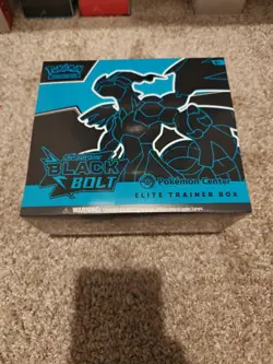 Pokemon TCG Black Bolt Pokemon Center Elite Trainer Box ETB BRAND NEW SEALED - Image 1