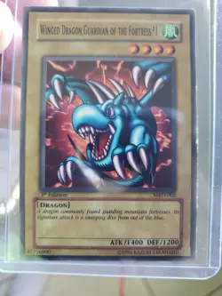 Yugioh Winged Dragon, Guardian of the Fortress #1 MRD-002 1st Edition Ex Cond. - Image 2