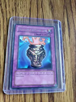 Yugioh LOB-045 Dragon Capture Jar Legend of Blue Eyes White Dragon Unlimited NM - Image 1