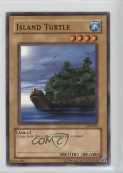 Island Turtle Unlimited YuGiOh Starter Deck Joey #SDJ-005 2003 READ - Image 1
