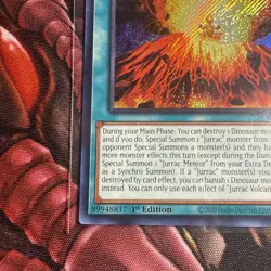 Jurrac Volcano BLMM-EN019 Yugioh Battles of Legend Monster Mayhem NM - Image 4