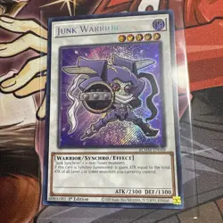 Yugioh! Junk Warrior - BLMM-EN009 - Secret Rare - 1st Edition Near Mint, English - Image 1
