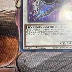Yugioh! Junk Warrior - BLMM-EN009 - Secret Rare - 1st Edition Near Mint, English - Image 4