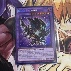 *** DARK PALADIN *** 1ST EDITION SECRET RARE (CHIBI) BLMM-EN008 YUGIOH! - Image 1