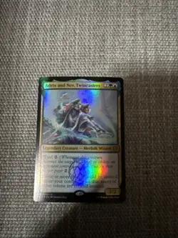 MTG TCG Adrix and Nev, Twincasters Commander 2021 Foil Card Near Mint Condition - Image 1