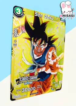 Dragon ball super : Card Game - Championship 2018 Son Goku P-066 Pr Promo TCG - Image 2
