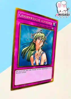 Yu-Gi-Oh! Card - Gehirnwasche Disable PGL3-DE091 Gold Rare TCG German - Image 2