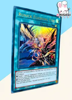 Yu-Gi-Oh! Card - Runick Flashing Fire MP23-EN242 Ultra Rare TCG English - Image 2