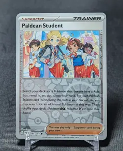 Paldean Student Common Reverse Holo 2024 PALDEAN FATES Pokemon TCG Card 085/091 - Image 1