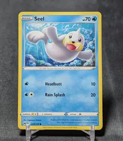 Seel Regular Common Water 2023 Crown Zenith Pokemon TCG Card 029/159 - Image 1
