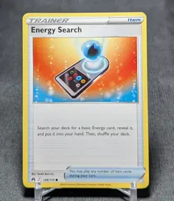 Energy Search Regular Common Trainer 2023 Crown Zenith Pokemon TCG Card 128/159 - Image 1