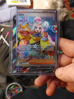 Pokemon TCG Paldea Evolved Iono Full Art Holo Card 269/193 Special Illustration - Image 1