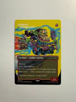 Burnout Bashtronaut (Borderless) 340 MTG Aetherdrift - Image 1