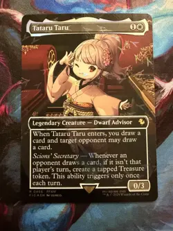 Tataru Taru (Borderless) (Chocobo Track Foil) - Commander: FINAL FANTASY (FIC) - Image 1