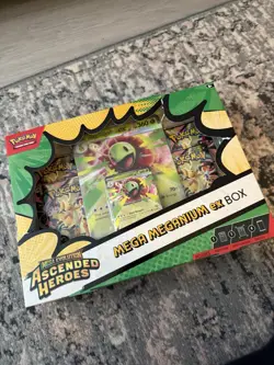 Pokemon TCG: Mega Evolution Ascended Heroes - Mega Meganium Ex Box - Image 1